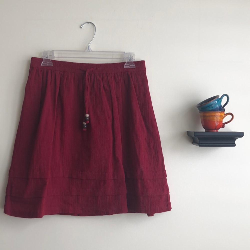 Loft Cotton Pull On Skirt